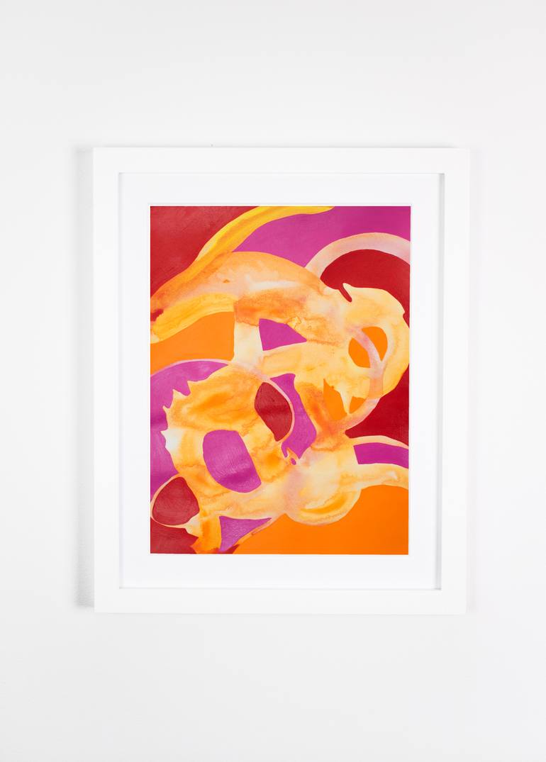 Original Abstract Expressionism Abstract Painting by Nicole Melnicky