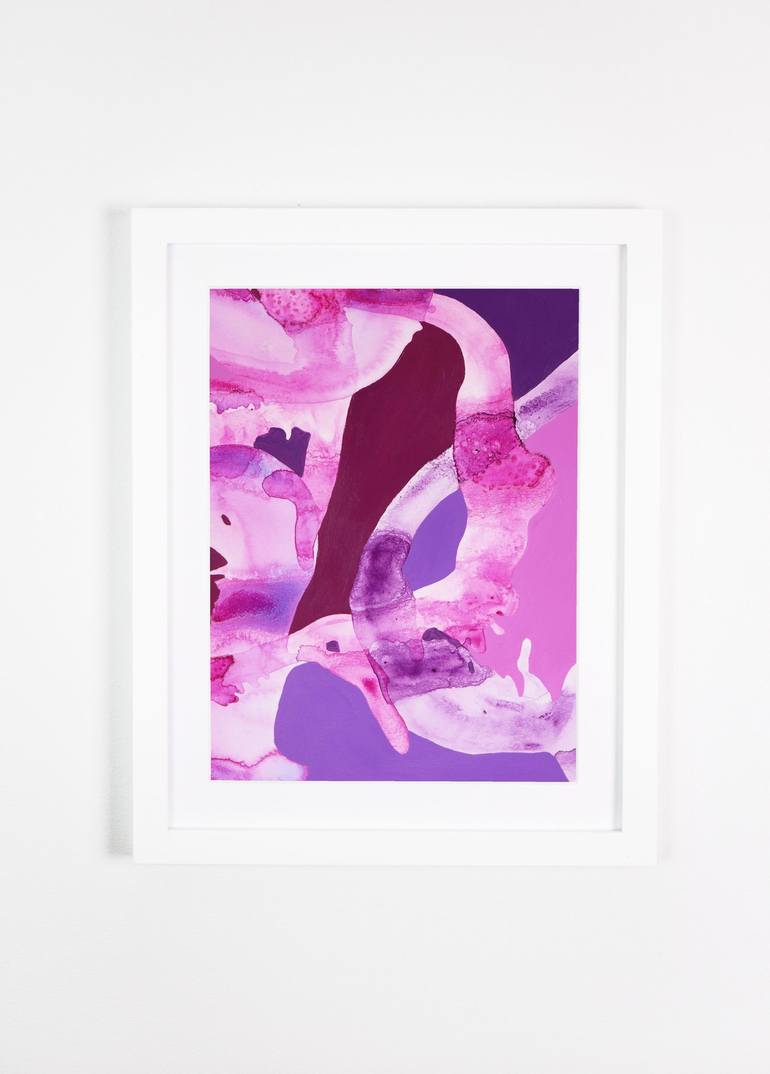 Original Abstract Expressionism Abstract Painting by Nicole Melnicky