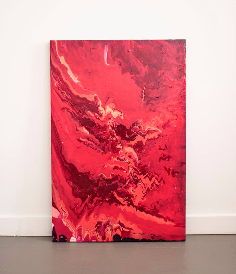 Original Abstract Expressionism Abstract Painting by Nicole Melnicky