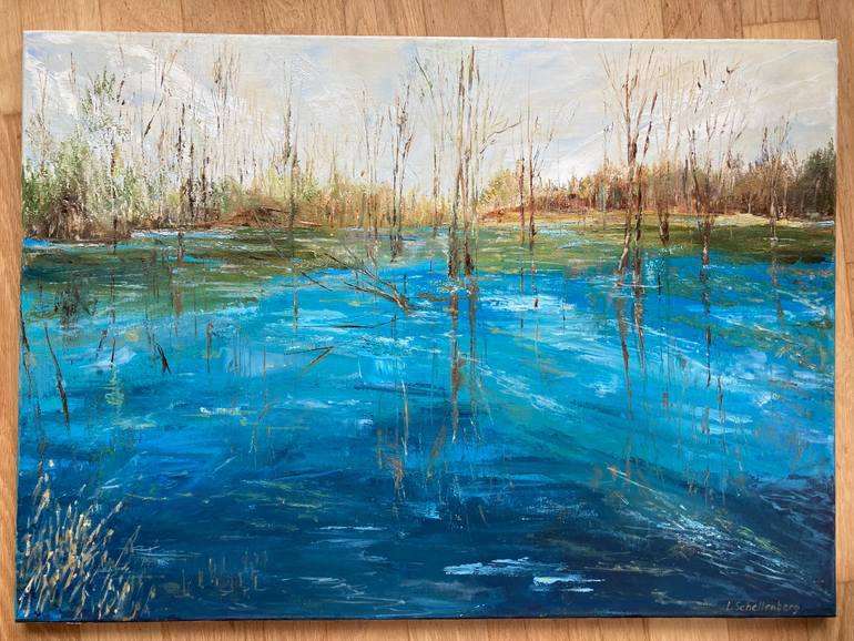 Original Contemporary Landscape Painting by Lusie Schellenberg