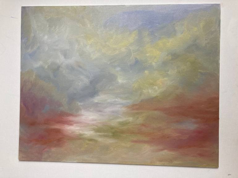 Original Abstract Painting by Lusie Schellenberg