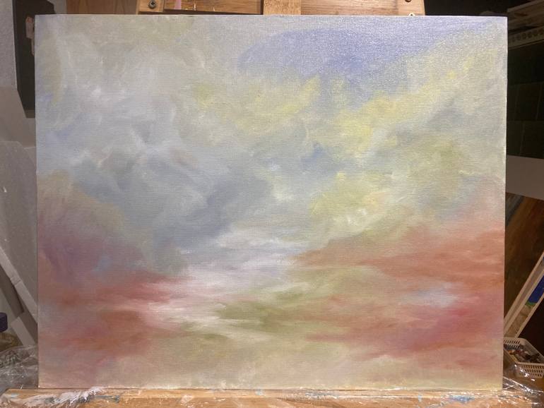 Original Abstract Painting by Lusie Schellenberg