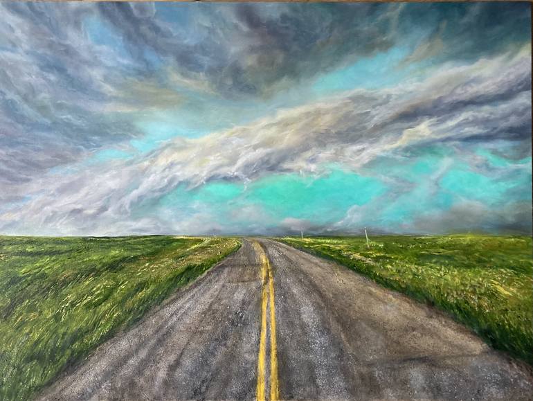 Print of Contemporary Landscape Paintings by Lusie Schellenberg