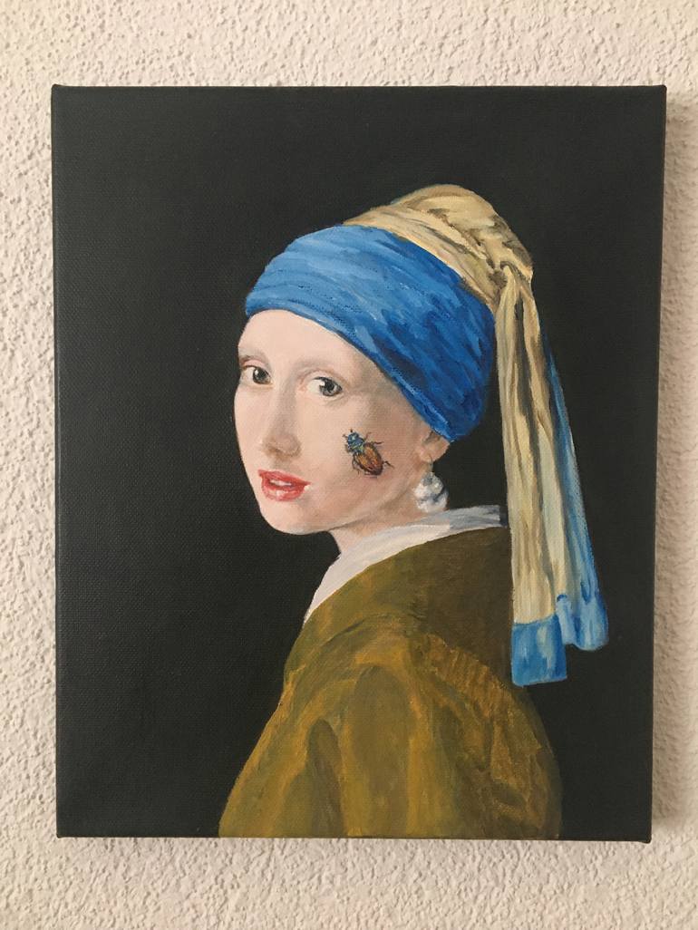 Original Fine Art Women Painting by Lusie Schellenberg