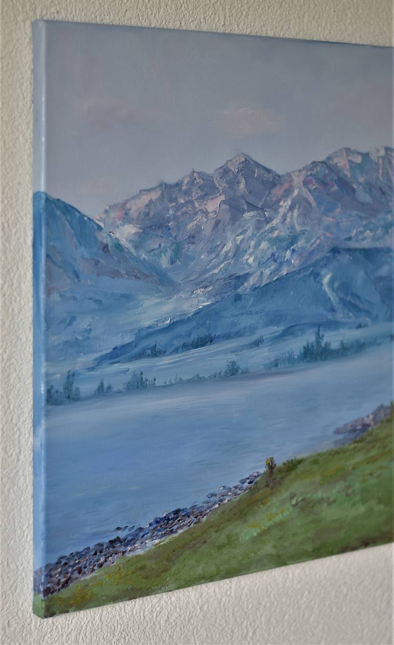 Original Impressionism Landscape Painting by Lusie Schellenberg