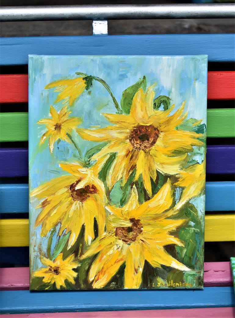 Original Impressionism Botanic Painting by Lusie Schellenberg