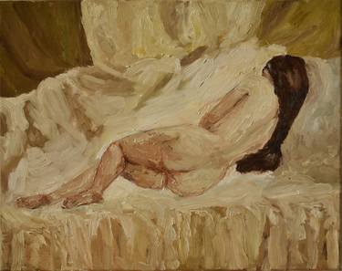 Original Impressionism Nude Paintings by Lusie Schellenberg