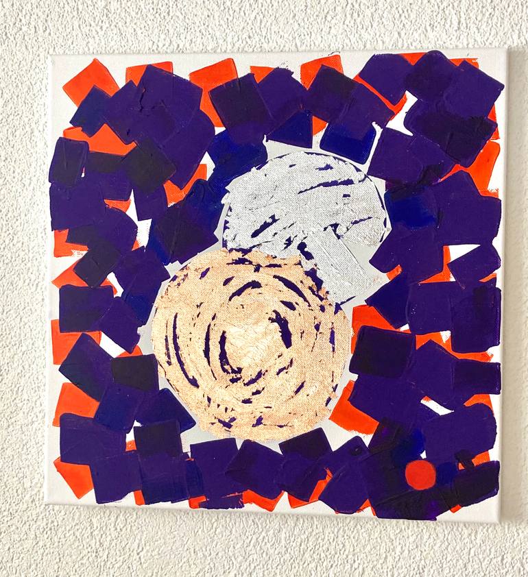 Original Illustration Abstract Painting by Lusie Schellenberg