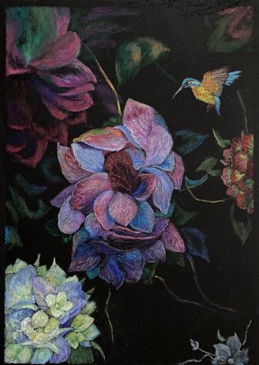 Original Fine Art Botanic Drawings by Lusie Schellenberg