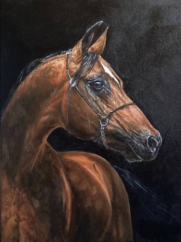 Print of Horse Paintings by Lusie Schellenberg
