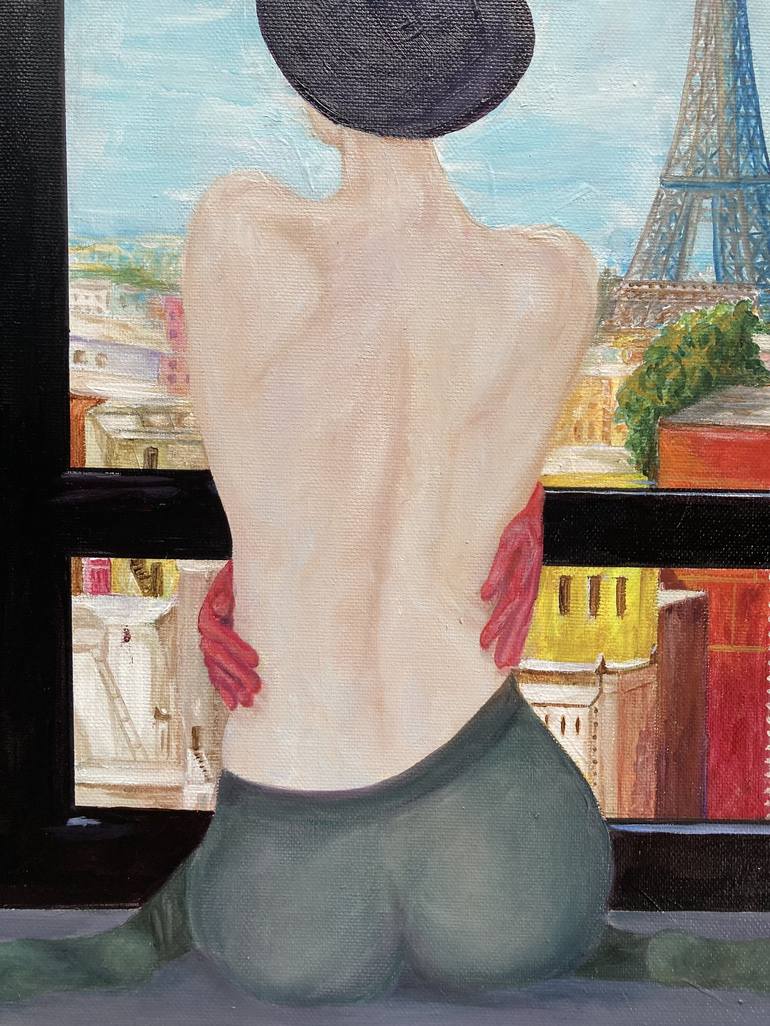 Original Figurative Women Painting by Lusie Schellenberg