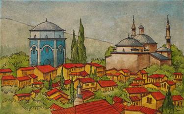 Print of Fine Art Landscape Paintings by Omer Faruk BOYACI