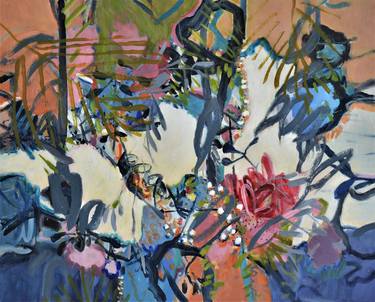 Print of Abstract Botanic Paintings by Dianne Smith Artist
