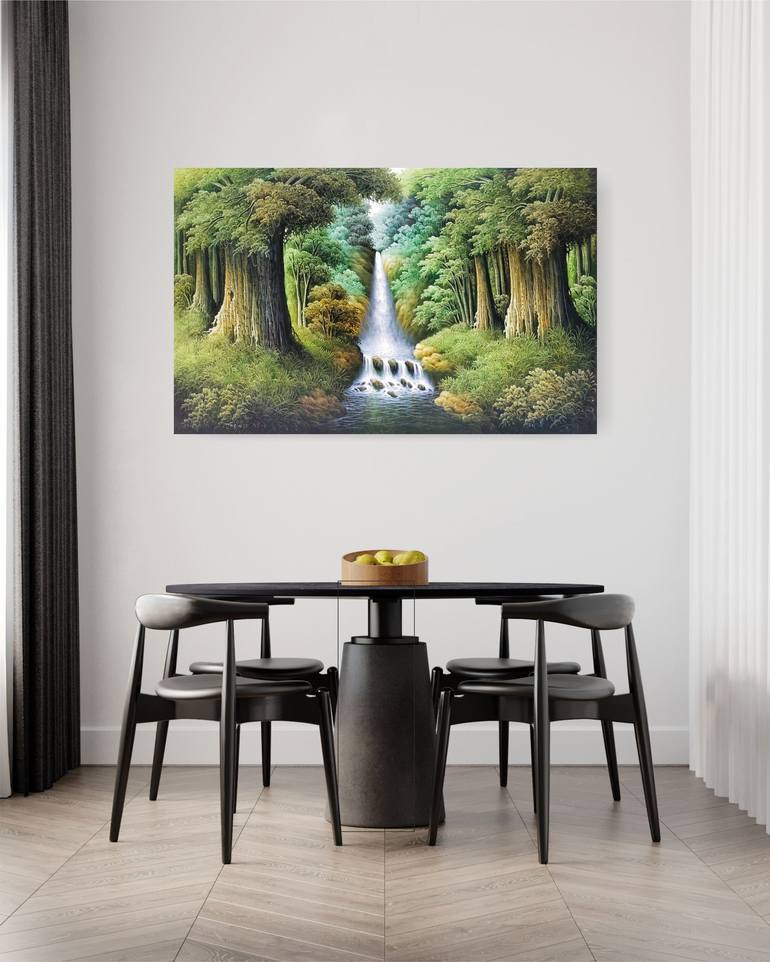 Original Impressionism Nature Painting by Balinese gallery of Art