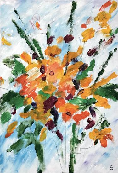 Print of Fine Art Floral Paintings by Michael Khripin
