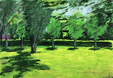 Print of Impressionism Landscape Paintings by Michael Khripin