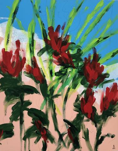 Print of Abstract Floral Paintings by Michael Khripin