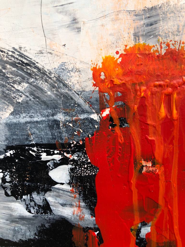 Original Abstract Landscape Painting by Michael Khripin