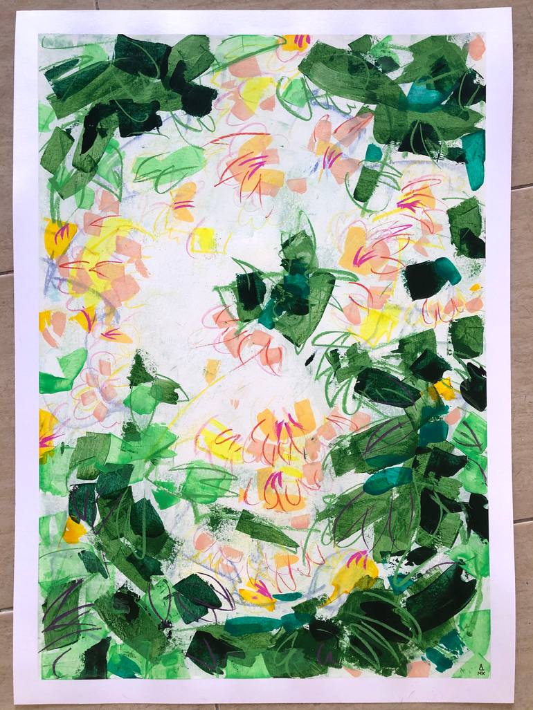 Original Figurative Floral Painting by Michael Khripin