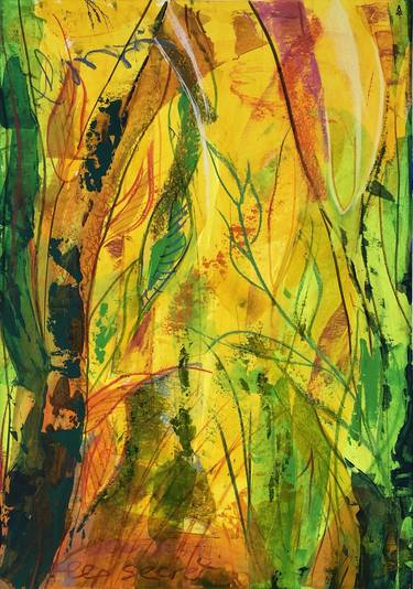 Print of Abstract Botanic Paintings by Michael Khripin