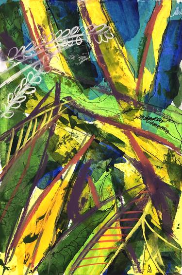 Print of Abstract Botanic Paintings by Michael Khripin