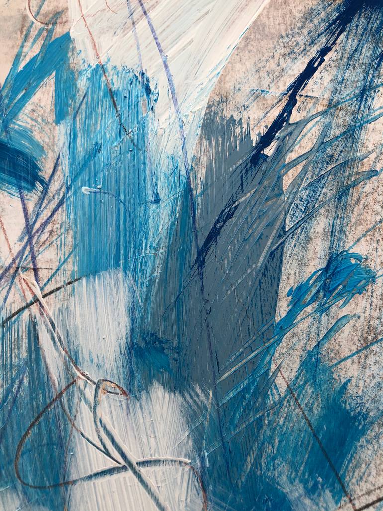 Original Abstract Expressionism Abstract Painting by Michael Khripin