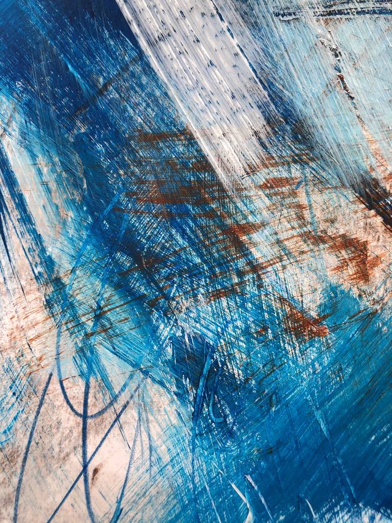 Original Abstract Expressionism Abstract Painting by Michael Khripin