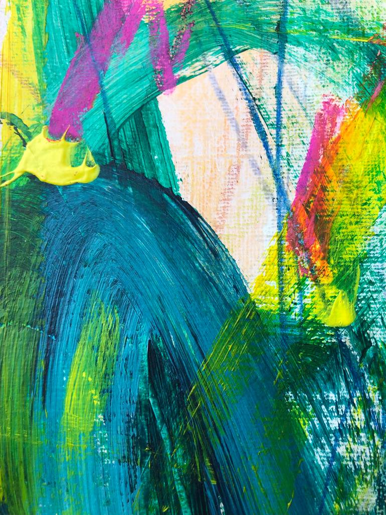 Original Abstract Expressionism Abstract Painting by Michael Khripin