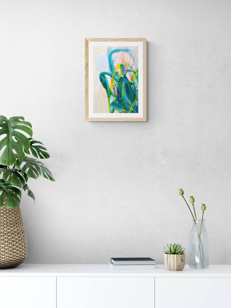 Original Abstract Expressionism Abstract Painting by Michael Khripin