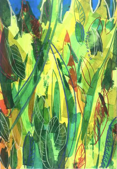 Print of Abstract Botanic Paintings by Michael Khripin