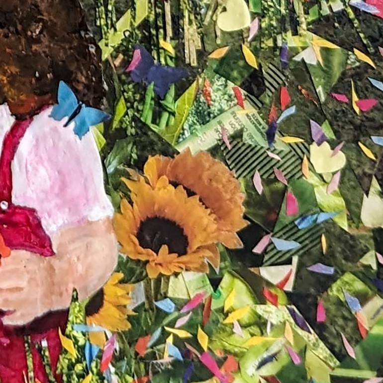 Original Modernism Children Collage by Ghyslaine Payant