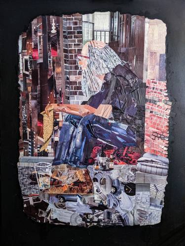 Print of People Collage by Ghyslaine Payant