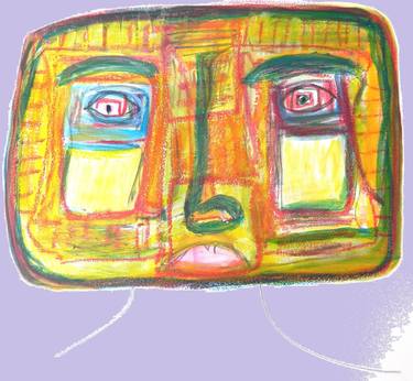 Original Expressionism People Mixed Media by Tsigye HM