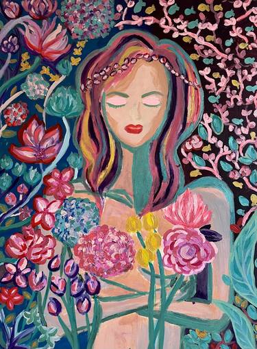 Original Women Paintings by Lauriecell Du