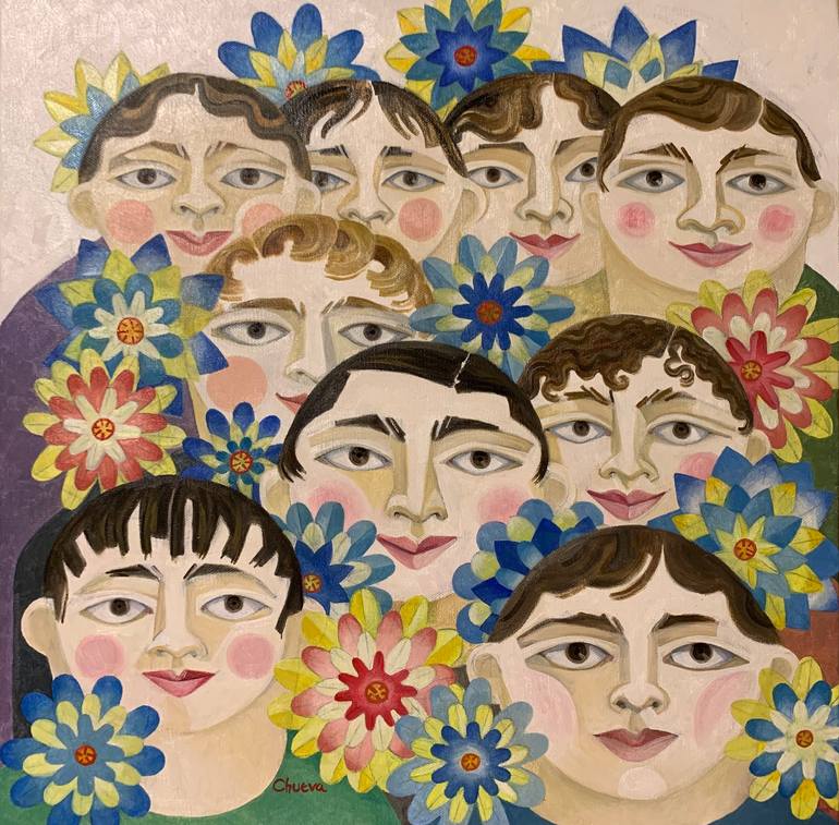 First Day of School - st6 Painting by Sonya Chueva | Saatchi Art