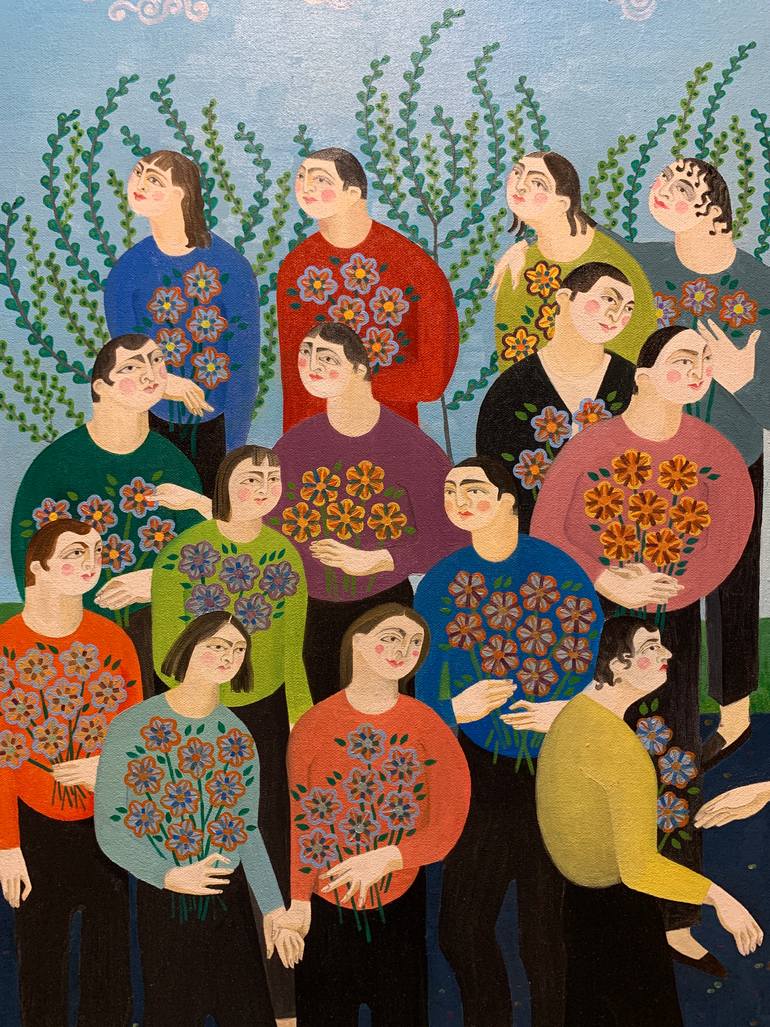 Original Figurative Children Painting by Sonya Chueva