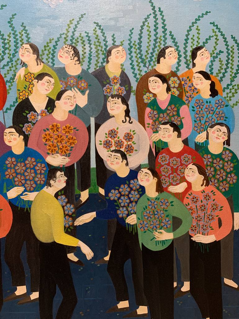 Original Figurative Children Painting by Sonya Chueva