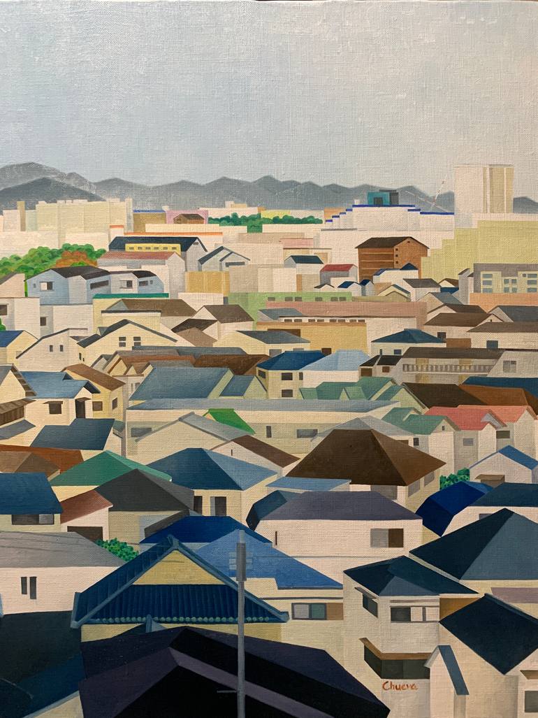 Original Figurative Cities Painting by Sonya Chueva