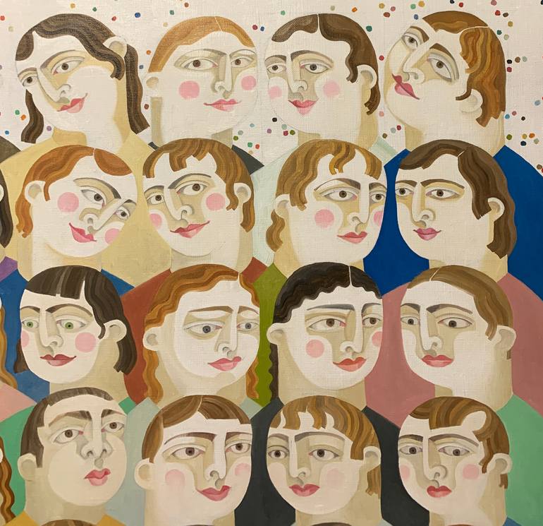 Original Figurative Children Painting by Sonya Chueva