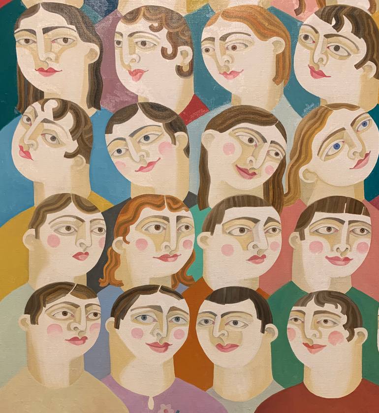 Original Figurative Children Painting by Sonya Chueva