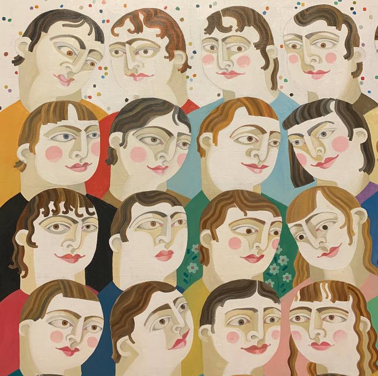 Original Figurative Children Painting by Sonya Chueva