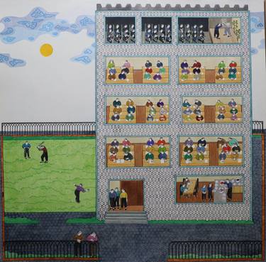 Original Figurative Children Mixed Media by Sonya Chueva