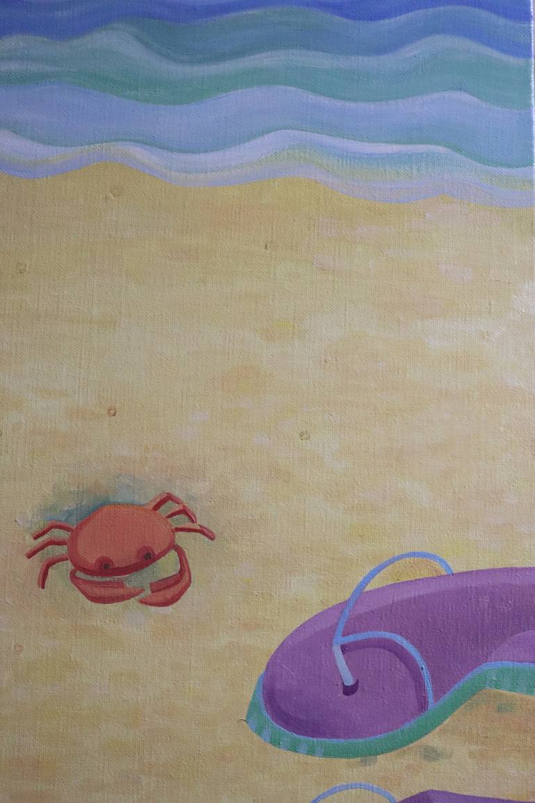 Original Figurative Beach Painting by Sonya Chueva