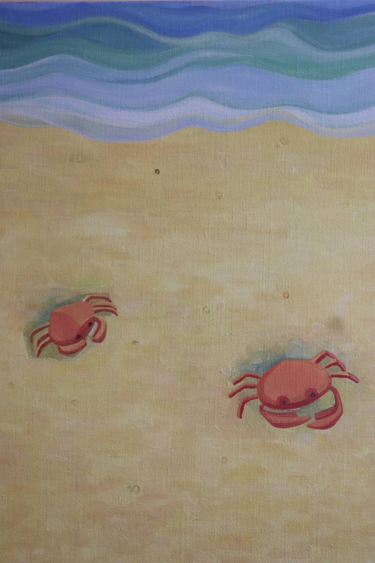 Original Figurative Beach Painting by Sonya Chueva