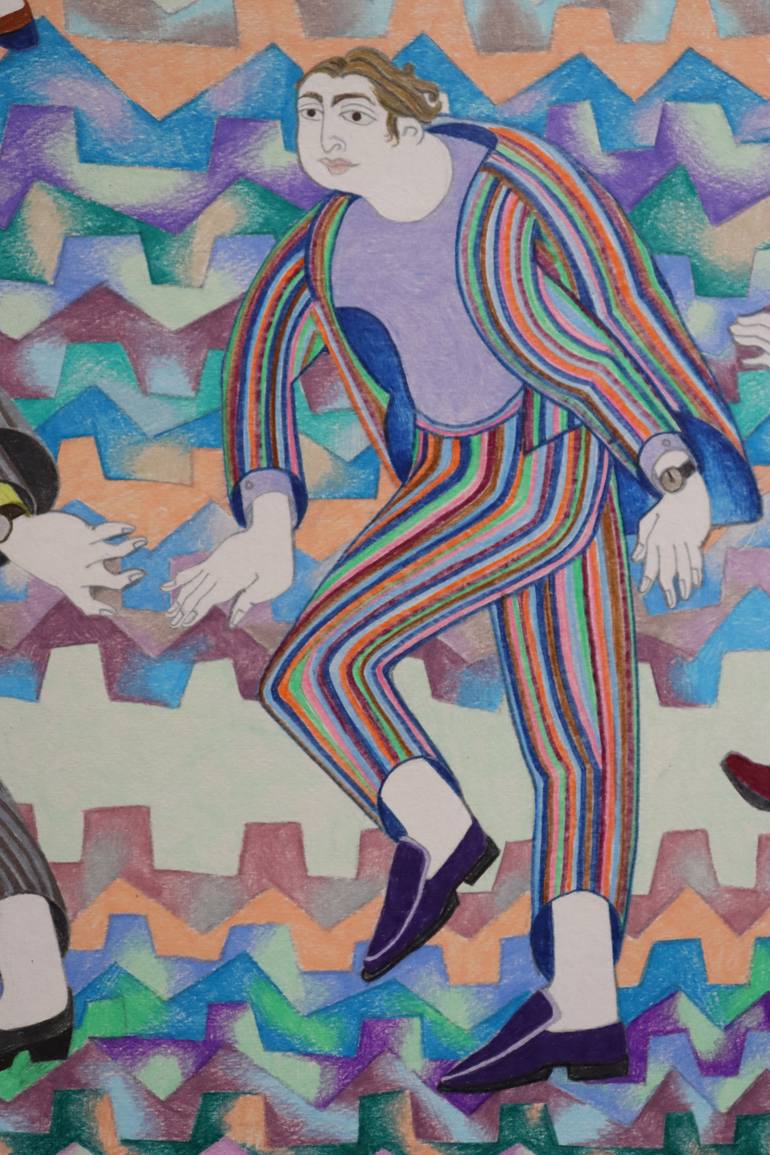 Original Figurative People Drawing by Sonya Chueva