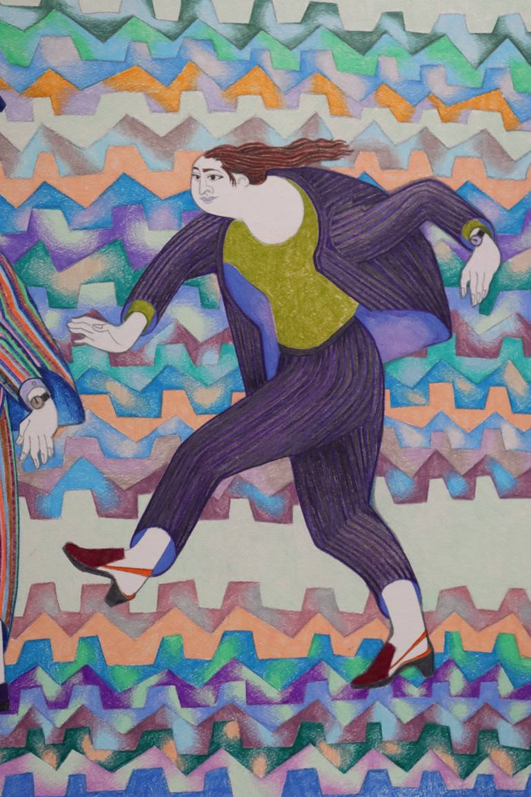 Original Figurative People Drawing by Sonya Chueva