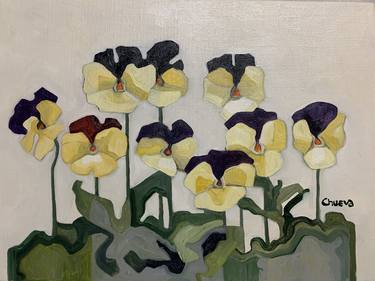 Print of Figurative Floral Paintings by Sonya Chueva