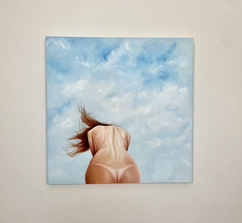 Original Figurative Nude Painting by Kirby Olave