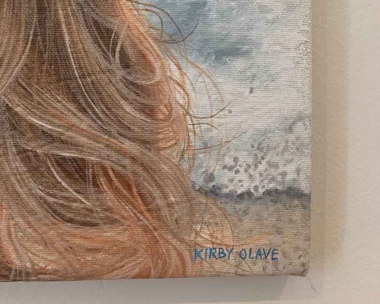 Original Figurative Nude Painting by Kirby Olave