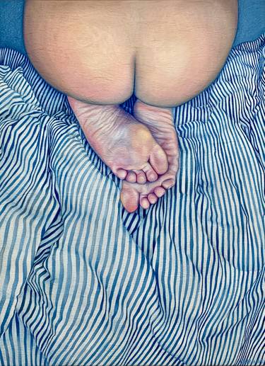 Original Figurative Nude Paintings by Kirby Olave